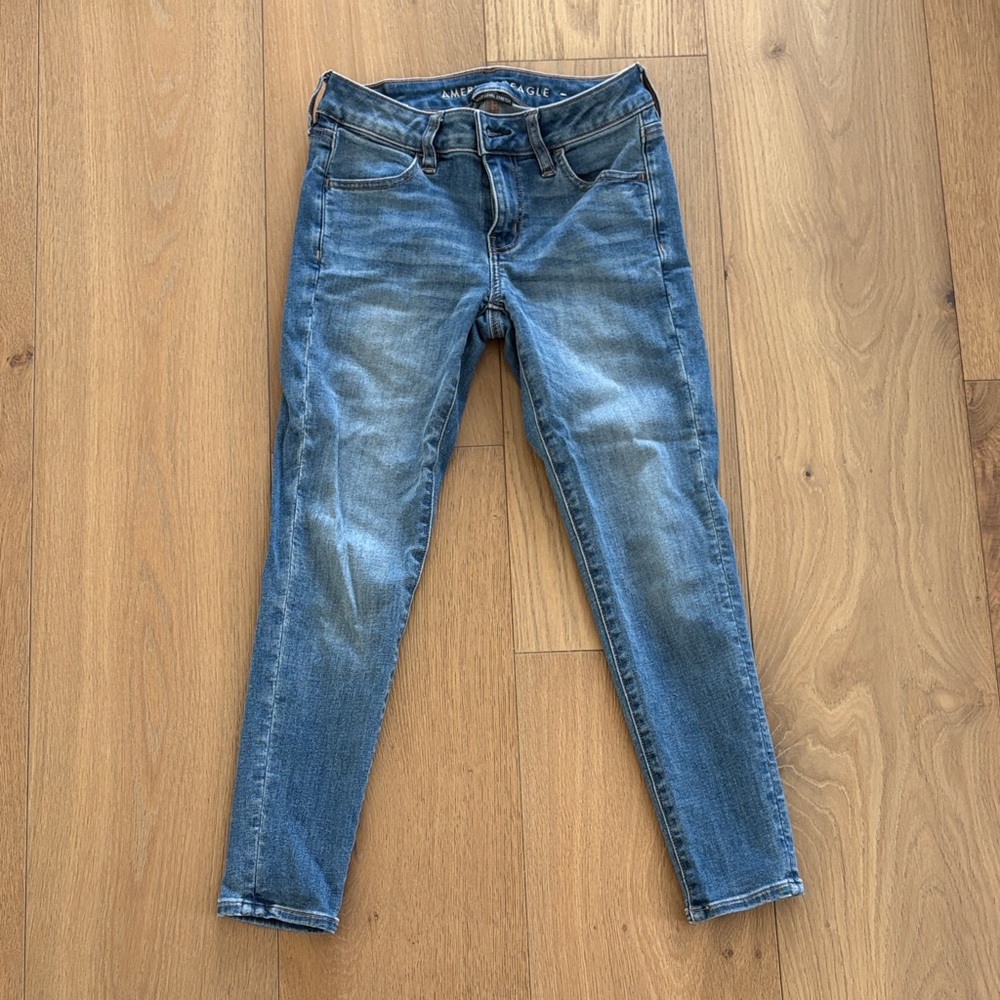 American Eagle Outfitters Blue Skinny Jeans